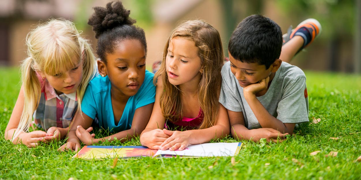 Children reading